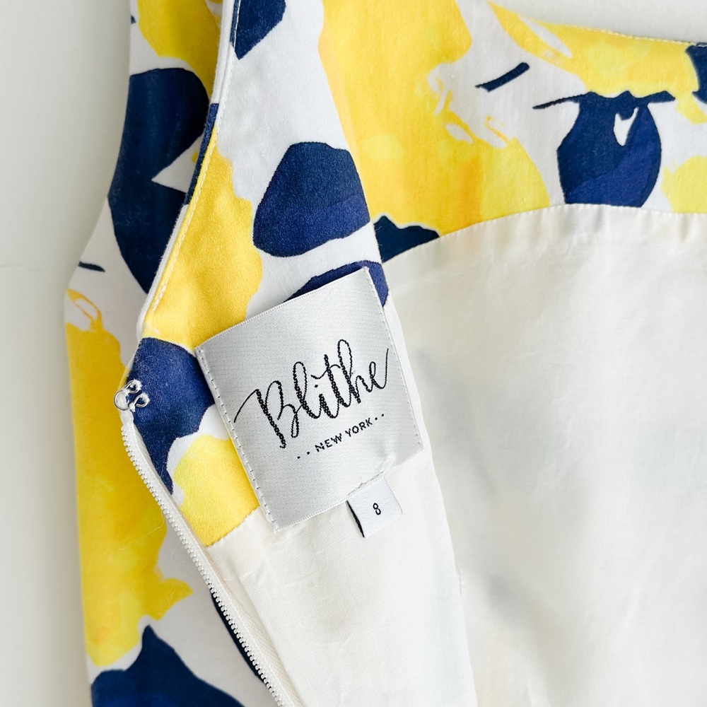 Blithe lemon Floral Mini Dress - Picture 7 of 7